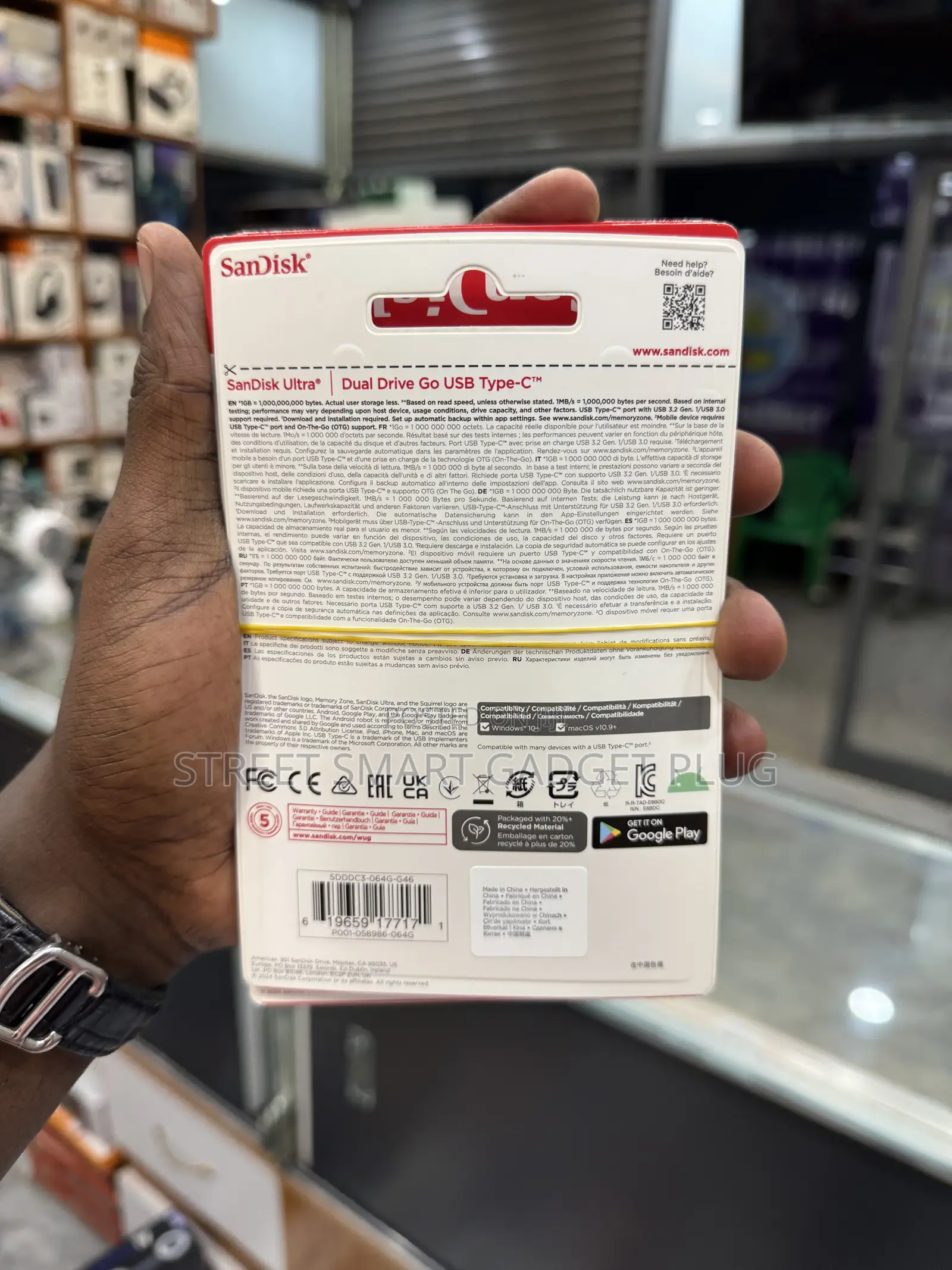 Sandisk 64gb Dualgodrive Type-C