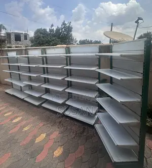 Supermarket Metallic Shelves