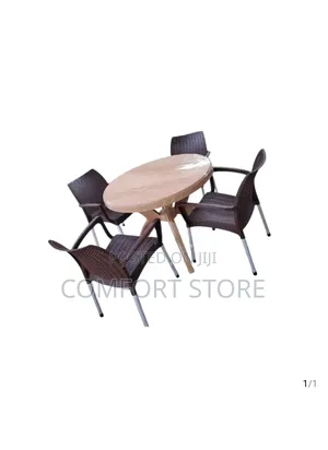 For Classic Unique Dinning With a Round Table 4 Chairs Plastic