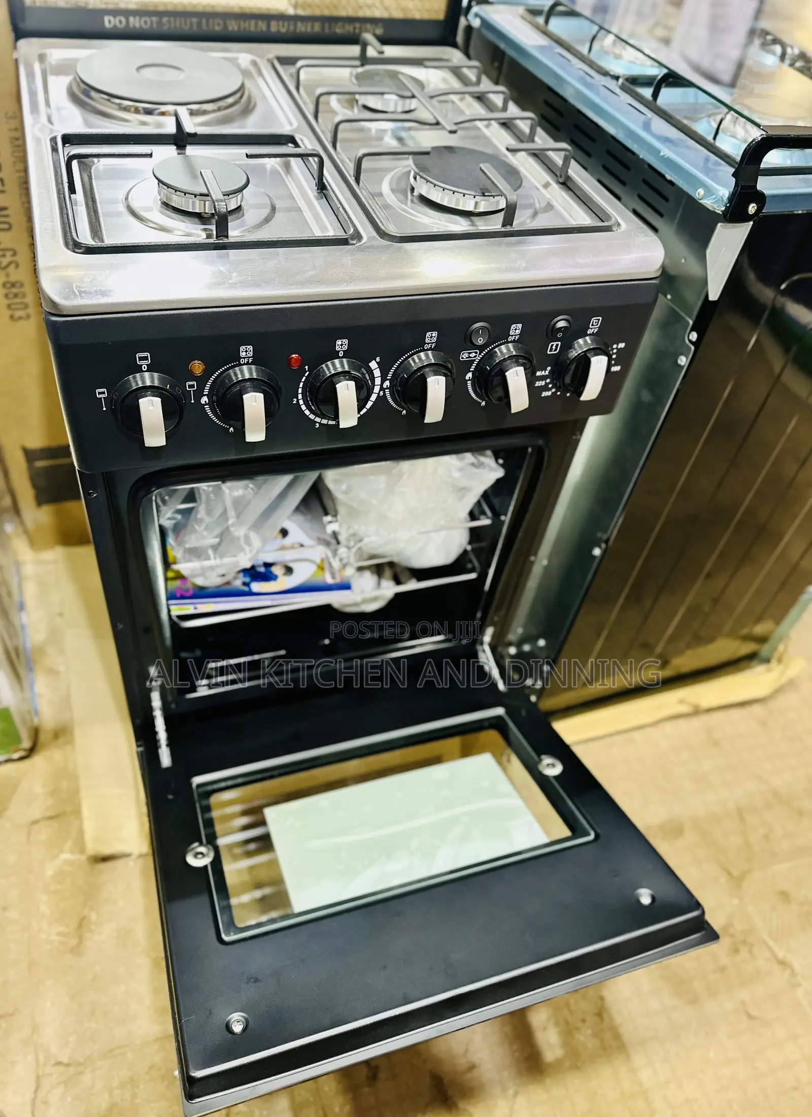 Gas Cooker With Electric Oven 3 + 1