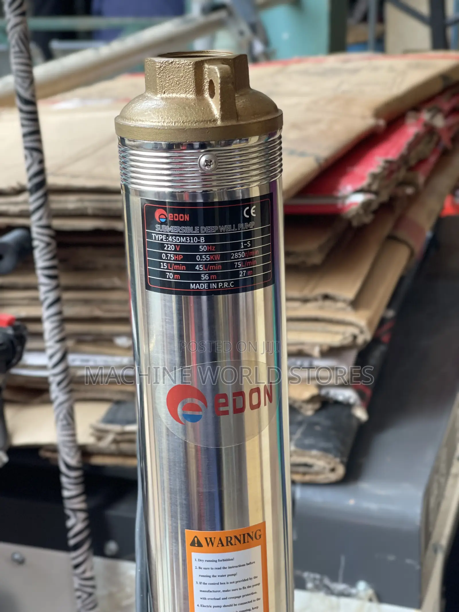 Irrigation Submersible Water Pump 70m