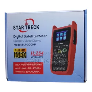 Star Treck Digital Satellite Meter / Finder - Supports Video Display