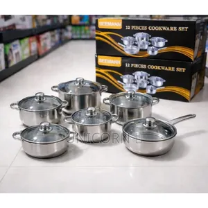Seemann 12-Piece Stainless Steel Cookware Set