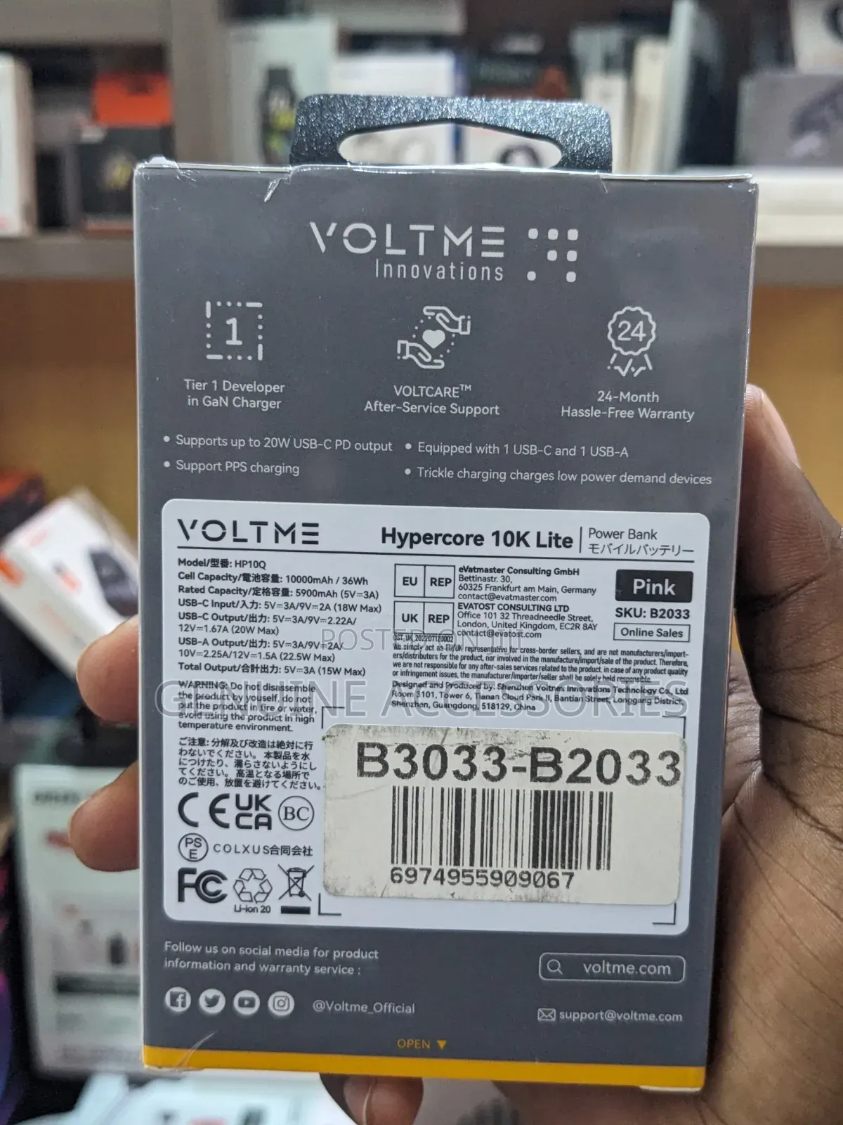 Voltme Hypercore Lite 10000mah 22.5w