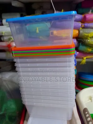 Plastic Transparent Storage Boxes 1pc