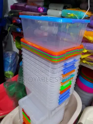 Plastic Transparent Storage Boxes 1pc