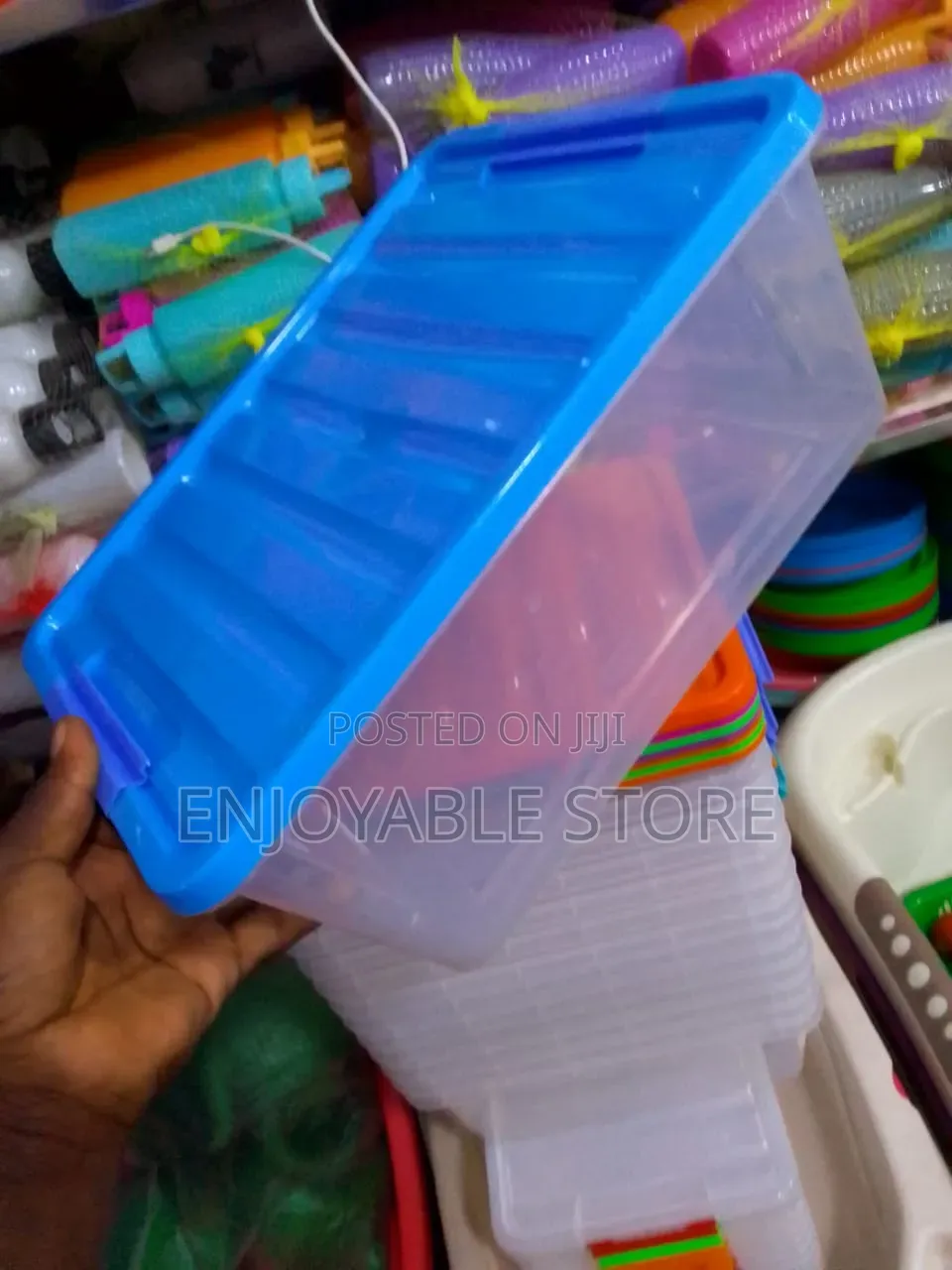 Plastic Transparent Storage Boxes 1pc