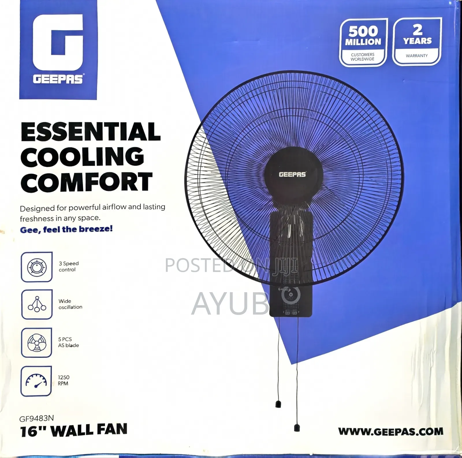 9483 Wall Fan