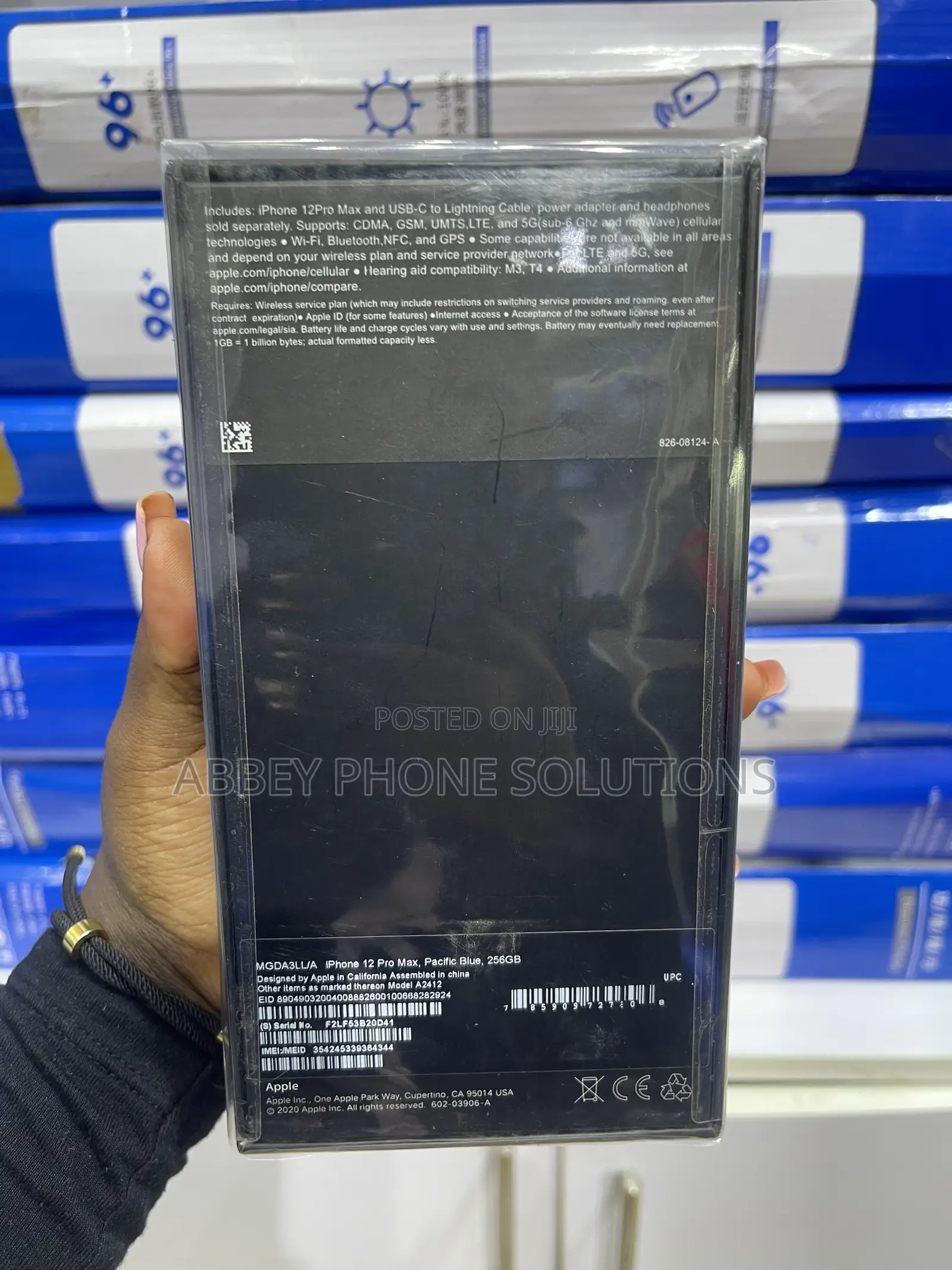 New Apple iPhone 12 Pro Max 256 GB Blue