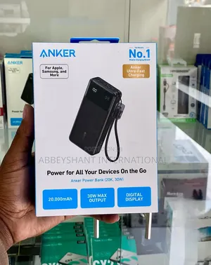 Anker Powercore 20,000mah 30w Portable Charger/ Power Banks
