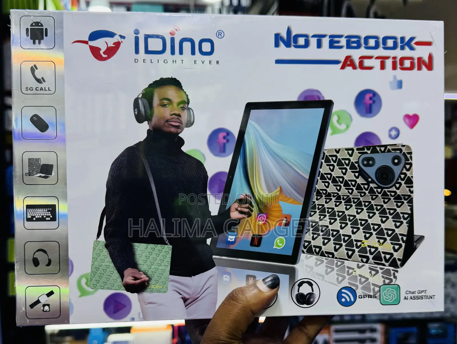 New Idino Notebook Action 512 GB Gray