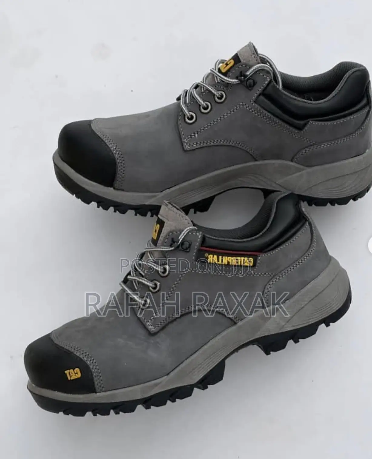 Original Men’S Grey Caterpillar Low Cut Safety Shoes
