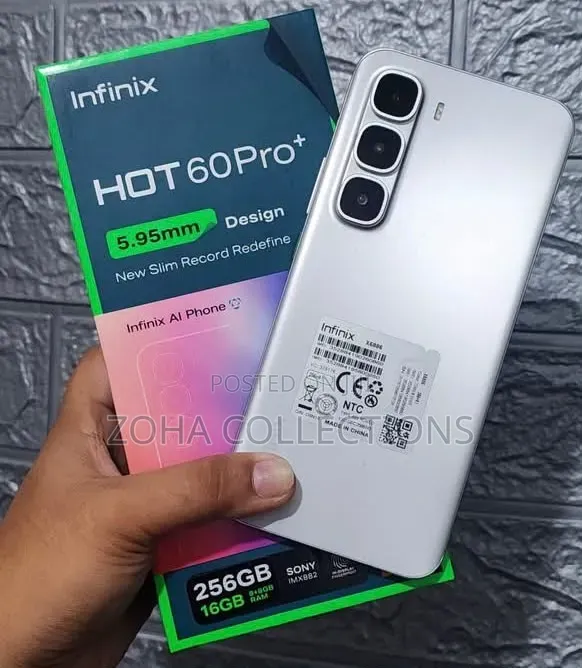 New Infinix Hot 60 Pro+ 128 GB Gray