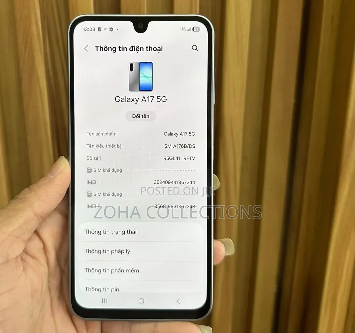 New Samsung Galaxy A17 5G 256 GB Gray