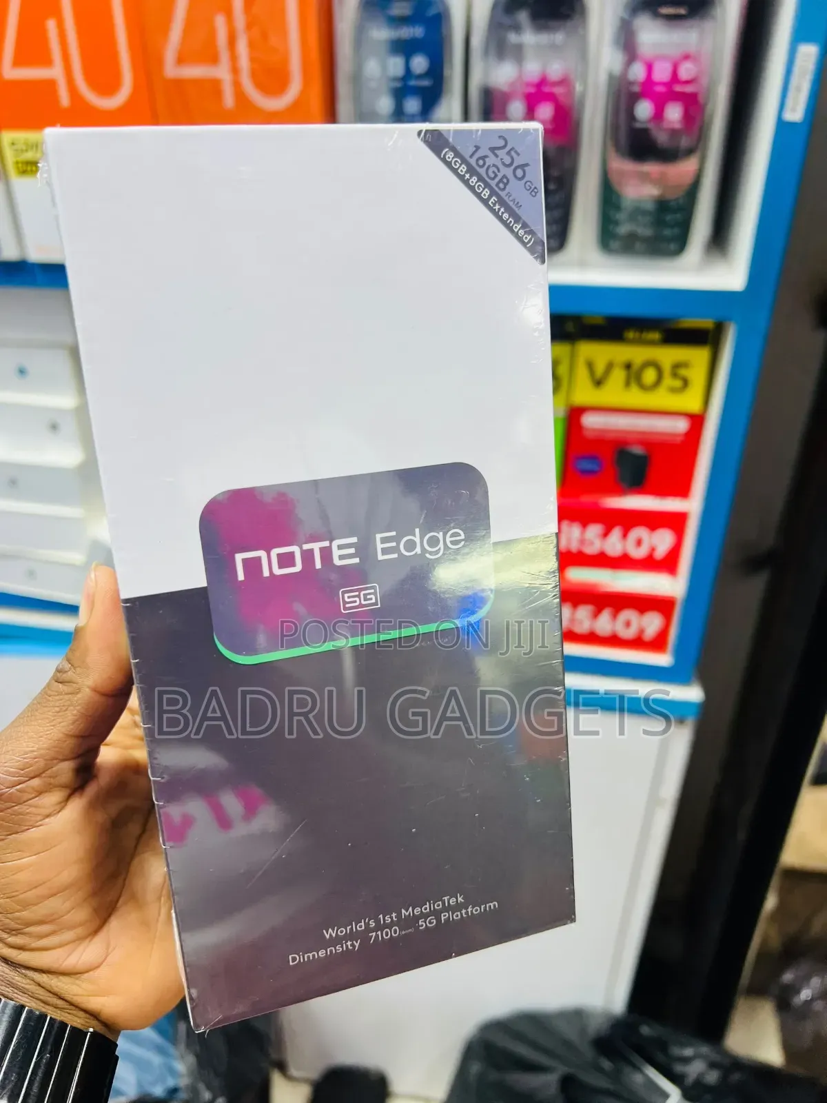 New Infinix Note Edge 256 GB Black