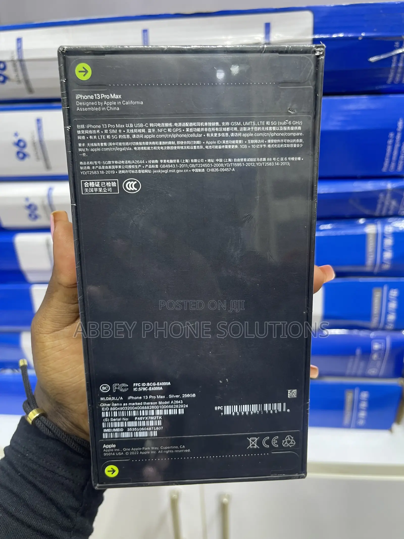 New Apple iPhone 13 Pro Max 256 GB Silver