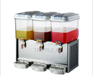 Triple Electric Cooling Juice and Beverage Dispenser