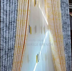 Elegant Cream and Gold Curtains
