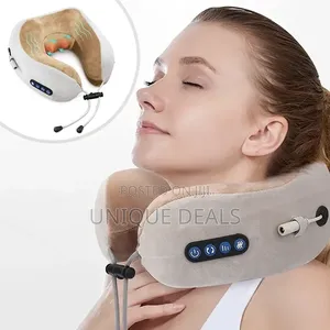 Electric U-Shaped Neck Massager Travel Pillow
