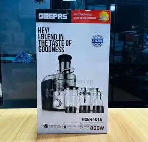 Geepas 4 in 1 Stainless Steel Blender Juice Extractor