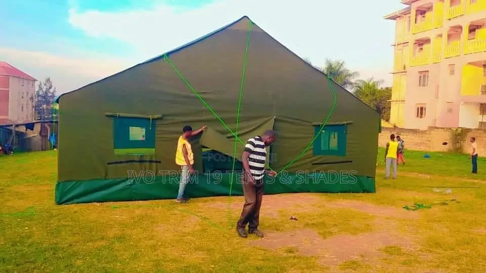 Large, Heavy-Duty Frame Tent,