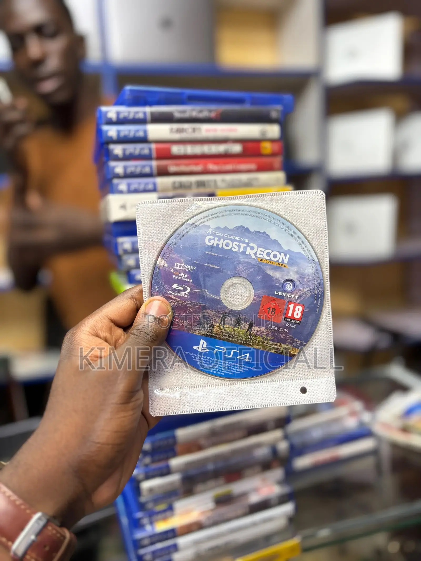 A Tom Clancy’S Ghost Recon Wildlands Ps4 Gaming Cd
