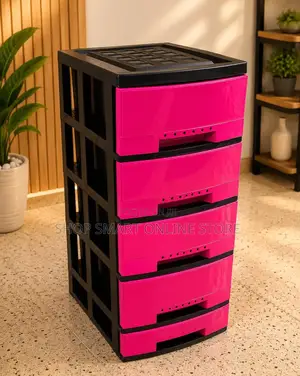 Plastic Storage Cabinet Trolley