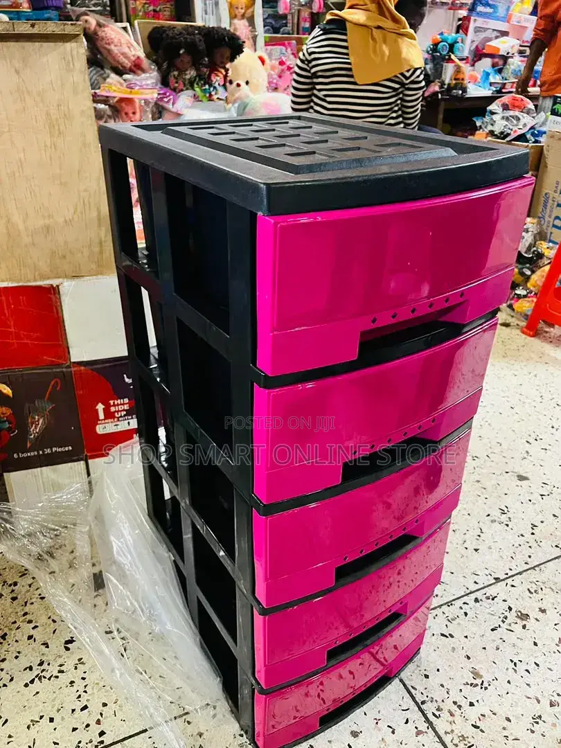 Plastic Storage Cabinet Trolley