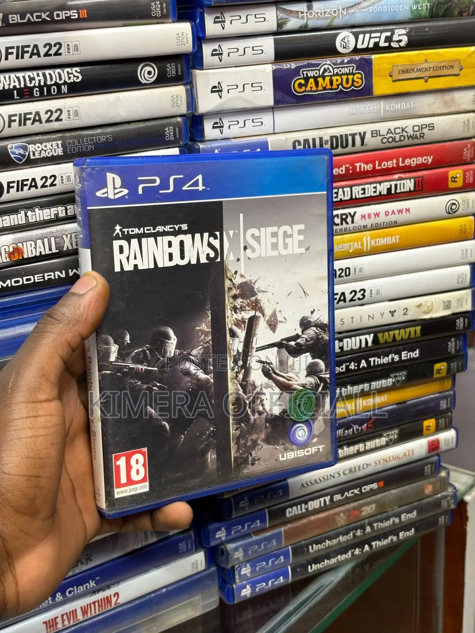 A Tom Clancy’S Rainbow Six Siege Ps4 Gaming Cd