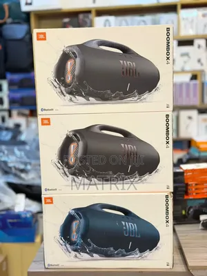 JBL Boombox 4 Bluetooth Speaker Black