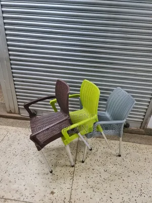 3pcs Steel Legs Matted Plastic Dining Chairs Plastic Chairs