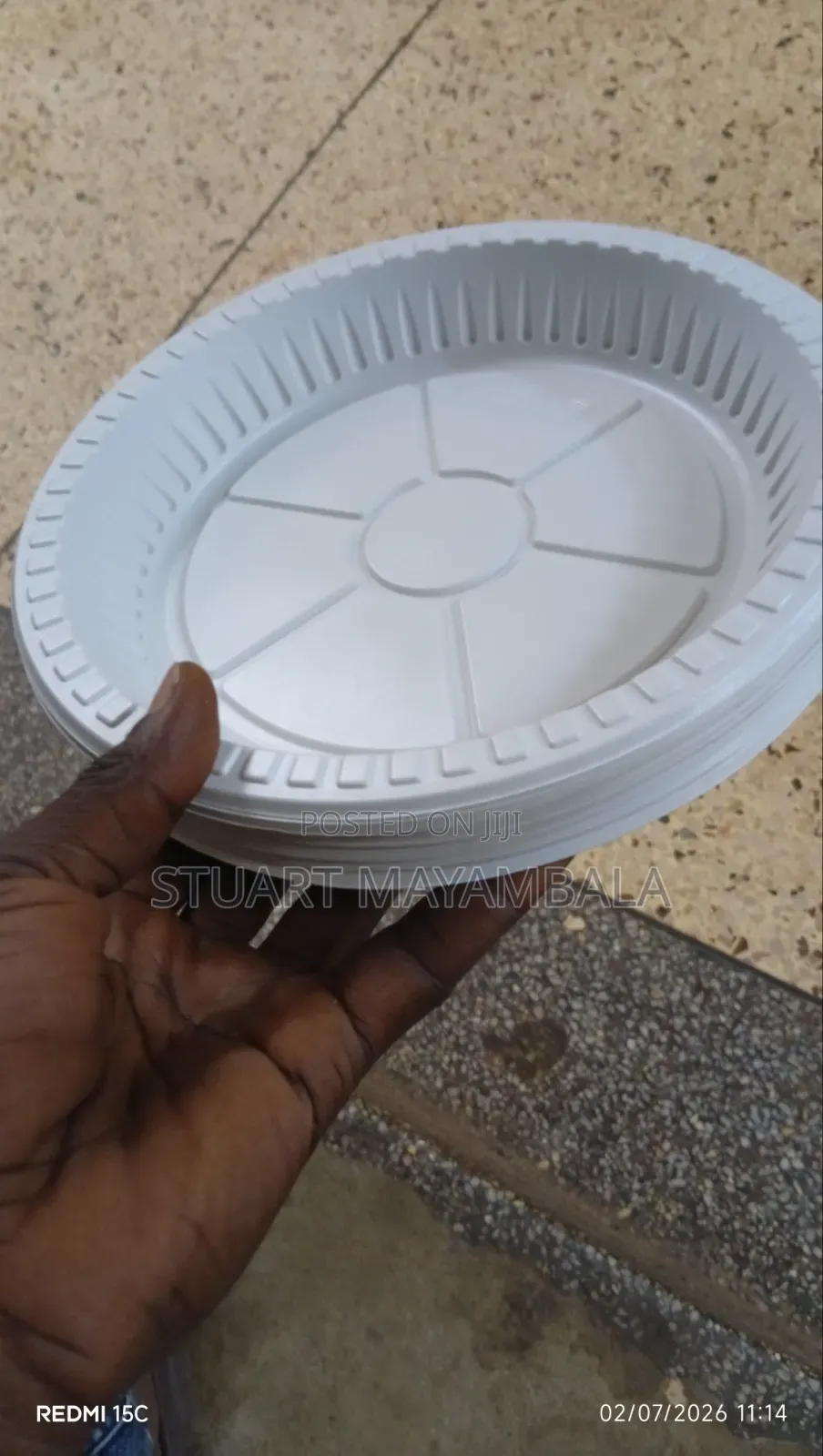 Round Disposable Plate