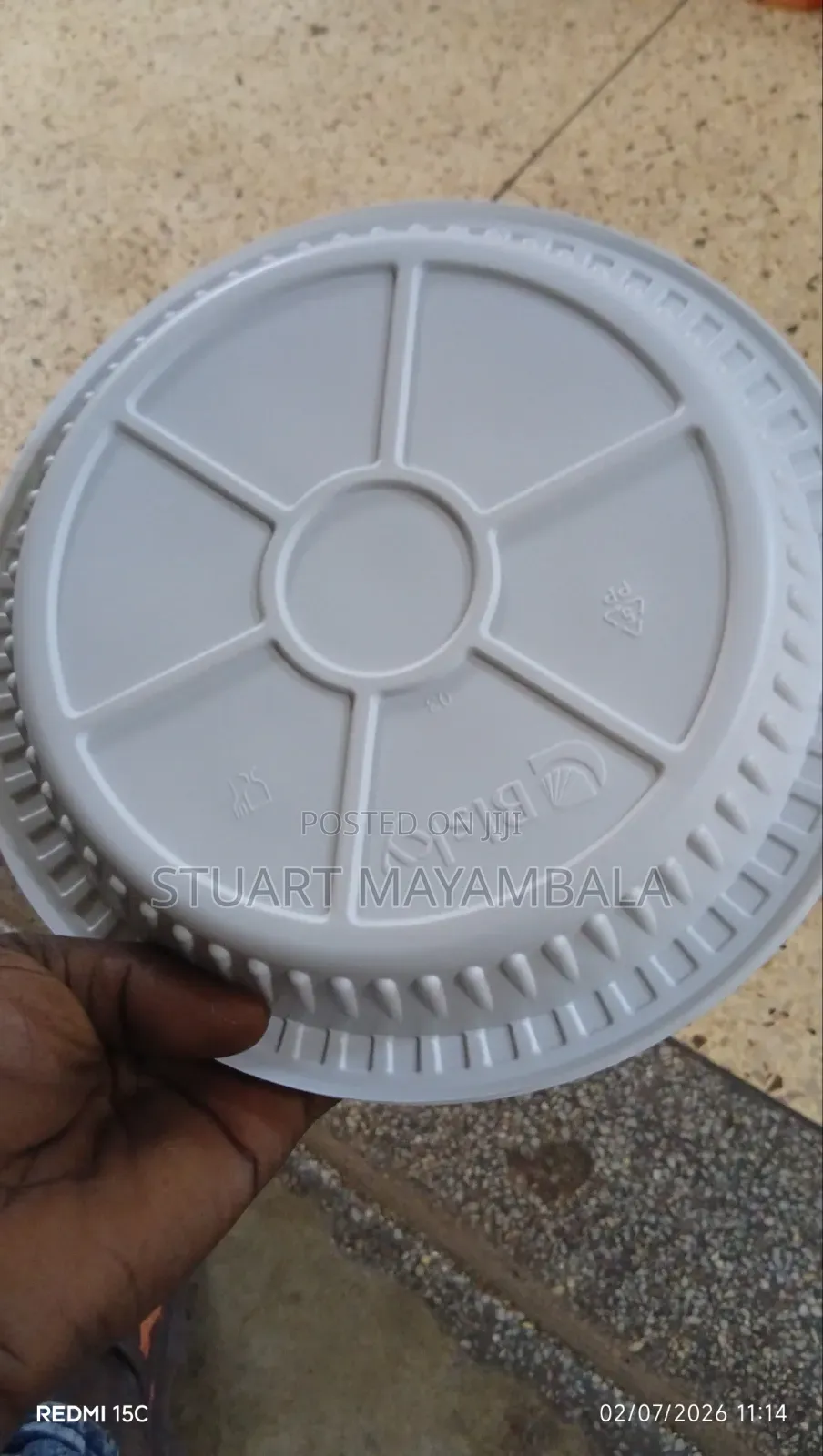 Round Disposable Plate