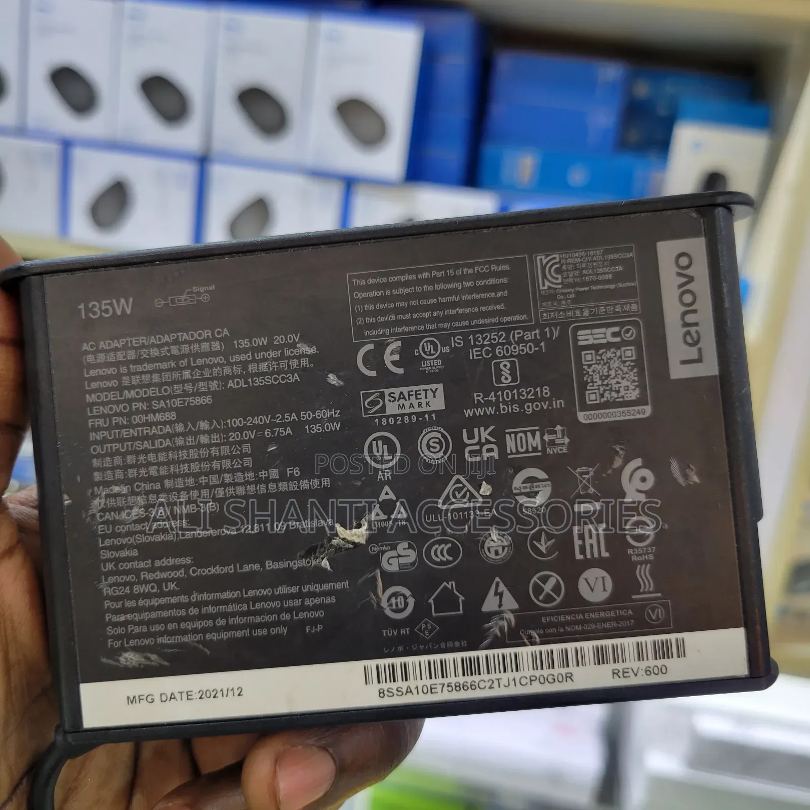 135w Usb Lenovo Laptop Charger