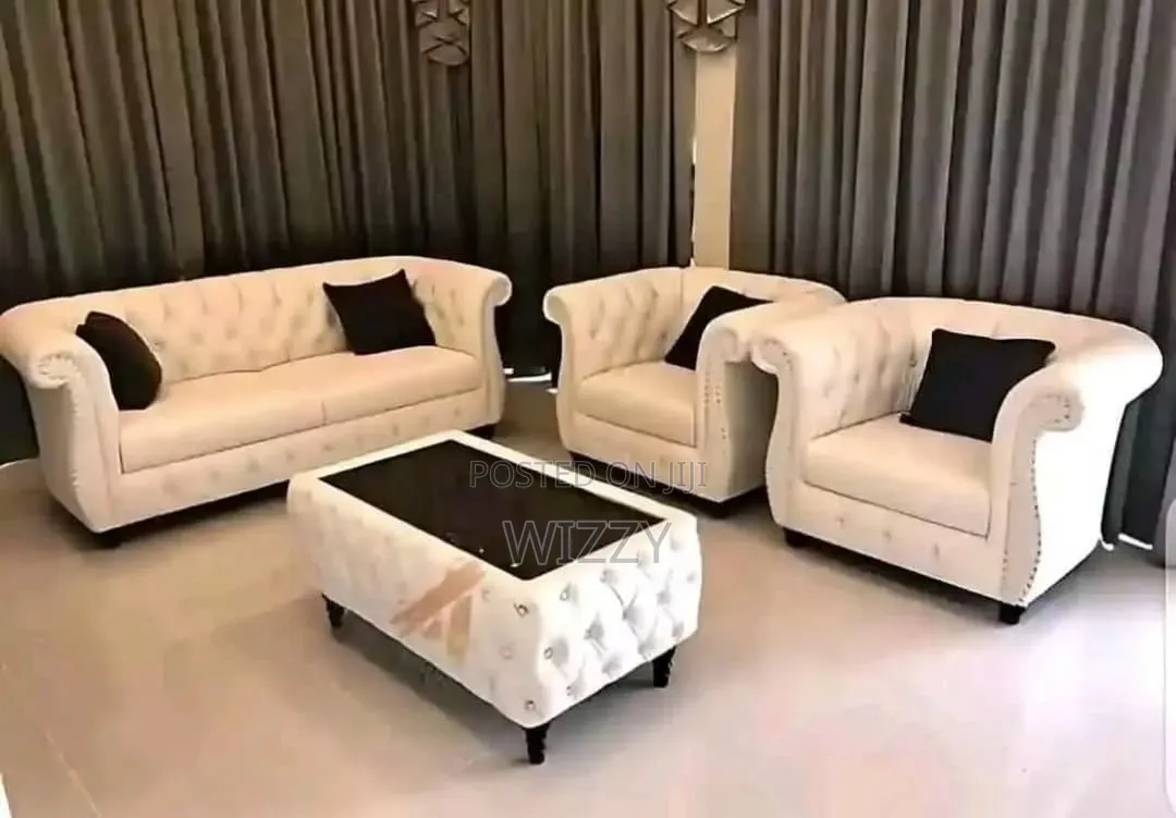 Cream Sofa Set