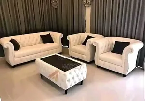 Cream Sofa Set