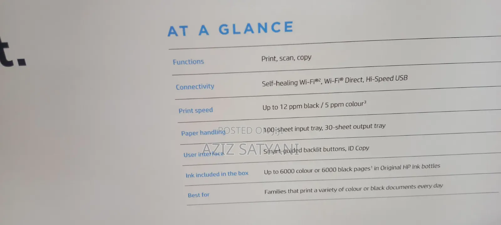 Hp Int Smart Light on Price Smart Tank Wireless All in One Printer