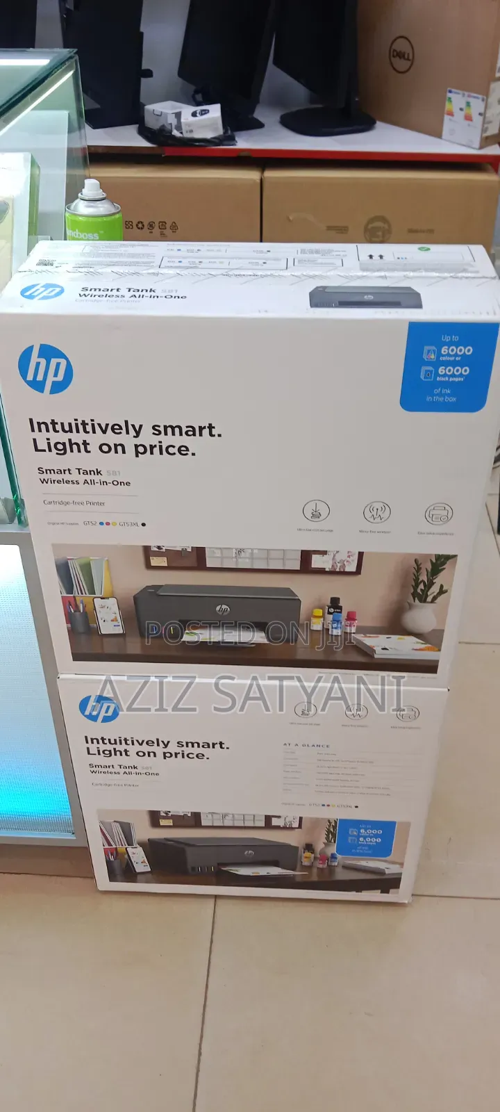 Hp Int Smart Light on Price Smart Tank Wireless All in One Printer