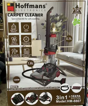 Hoffmans Electronics 3-in-1 Carpet Cleaner, Model Hm-8807