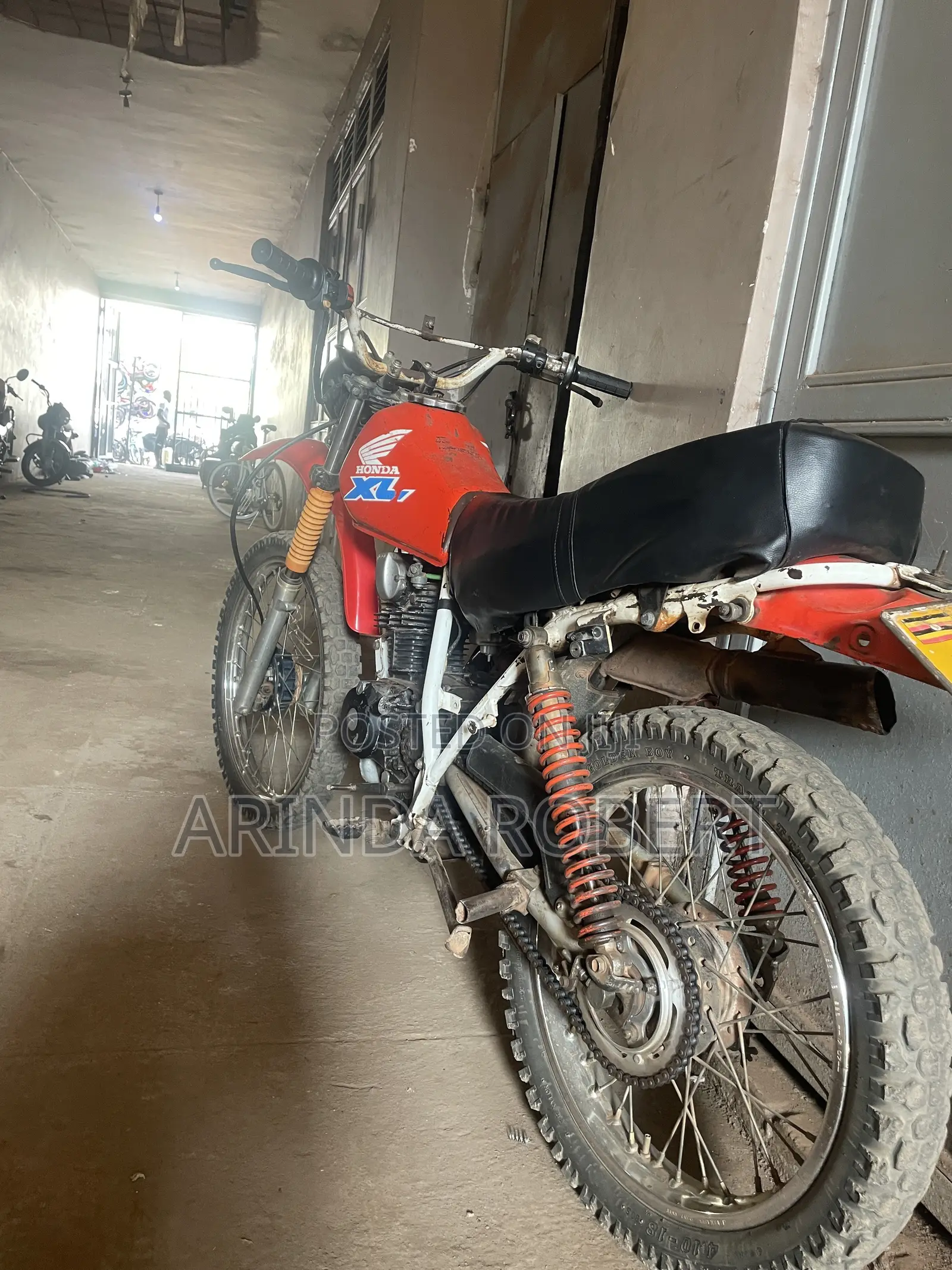 Honda XL 125 1985 Red