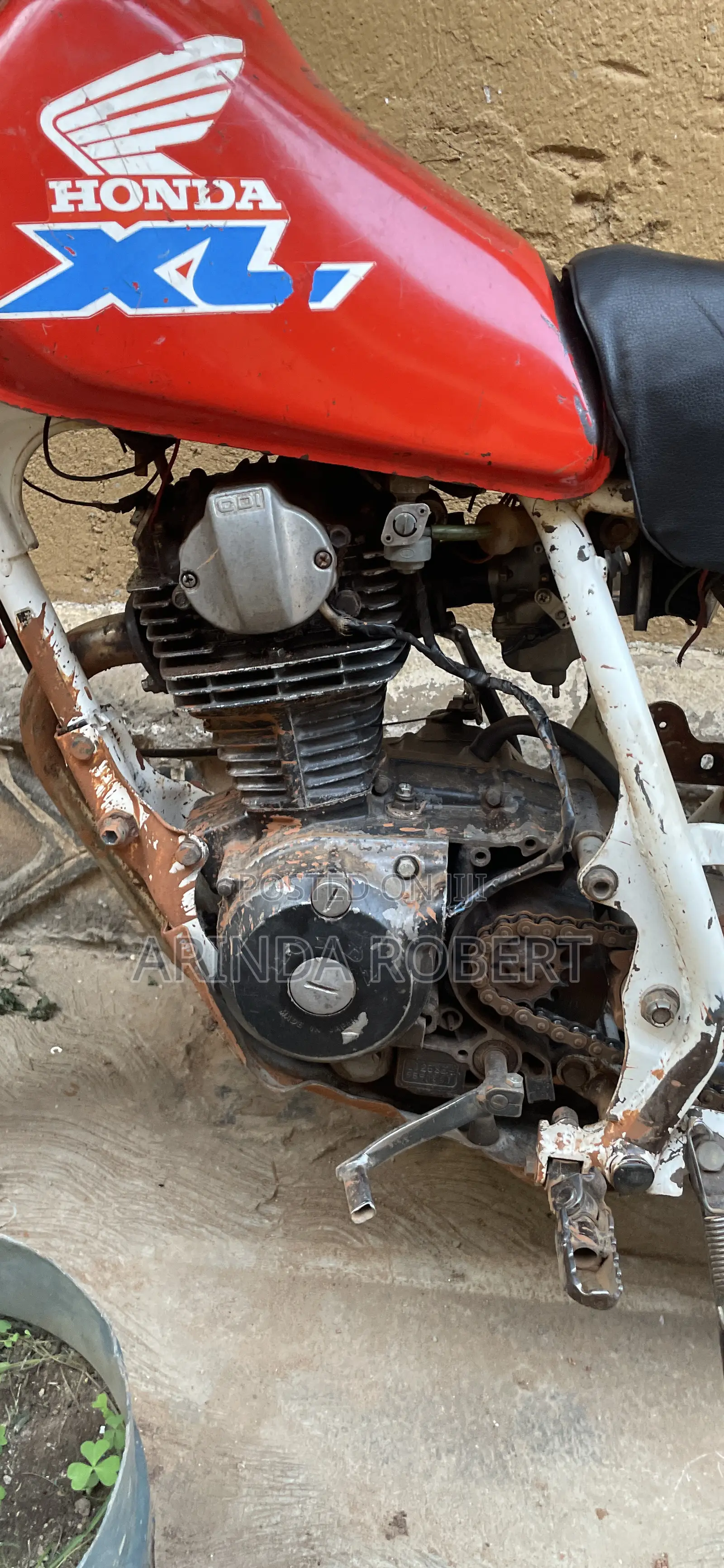 Honda XL 125 1985 Red