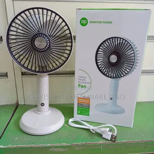Dp Portable High Quality Desktop Rechargeable Handheld Fan Dp-7640