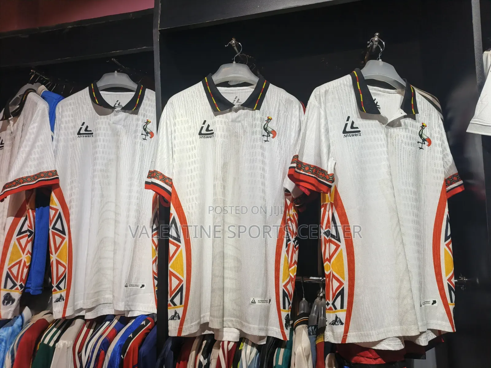 Answer Uganda Crane Jersey Original Material