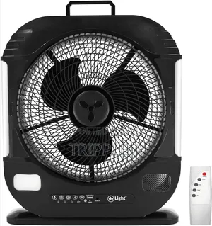 Geepas 12" Rechargeable Fan With Remote Control