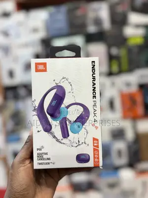 JBL Endurance Peak 4 - True Wireless Noise Cancelling Earbuds Purple