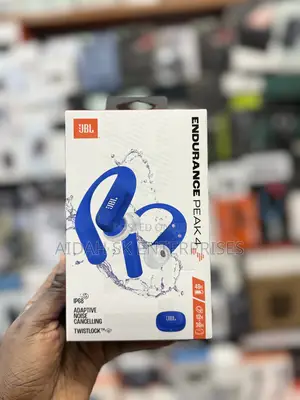 JBL Endurance Peak 4 - True Wireless Noise Cancelling Earbuds Blue