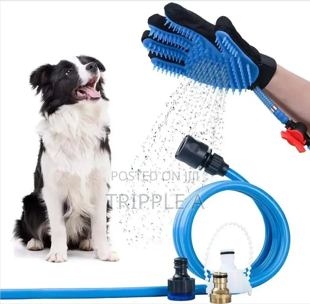 Dog Shower Sprayer Pet Bathing Massage Glove