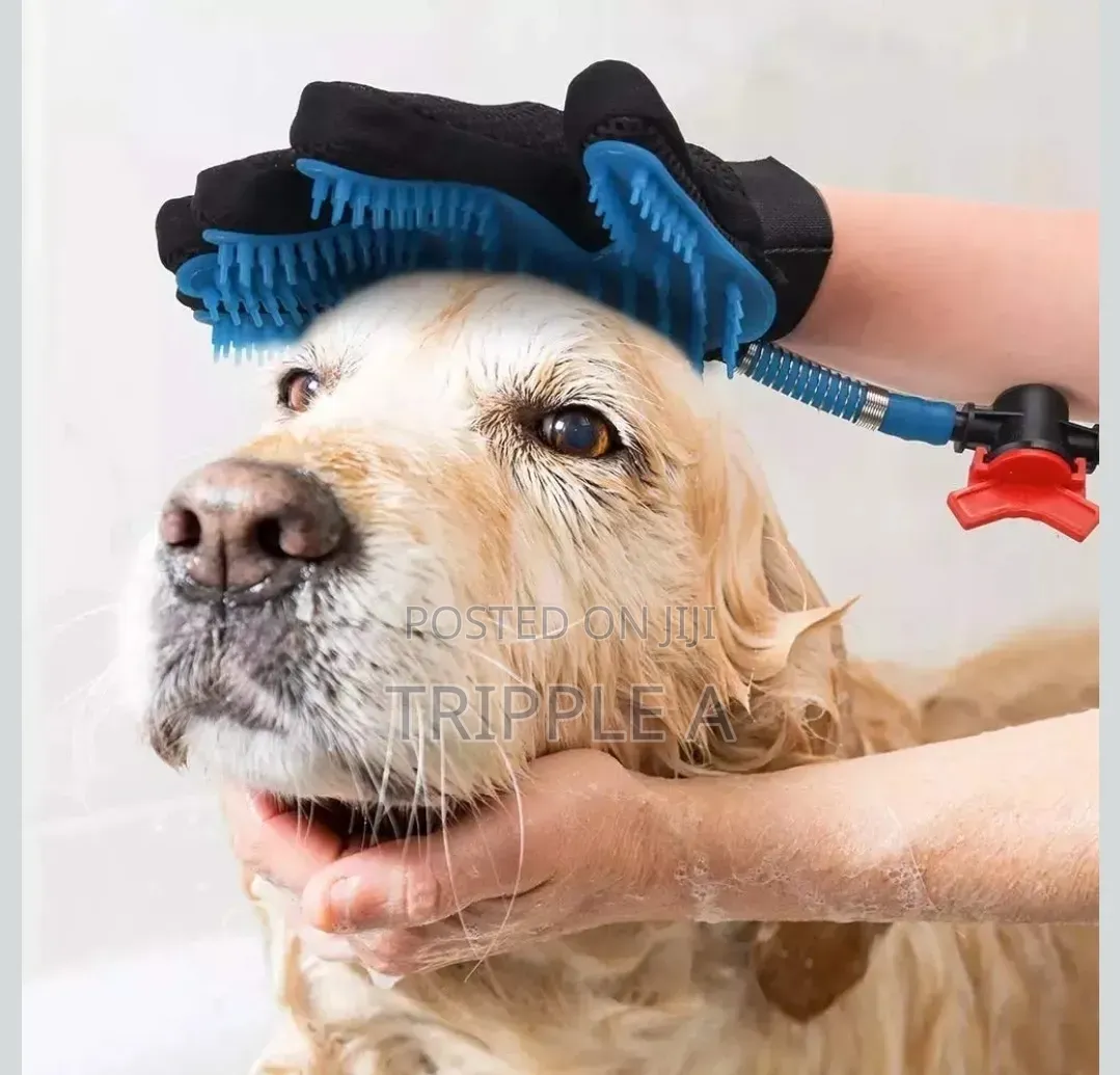 Dog Shower Sprayer Pet Bathing Massage Glove
