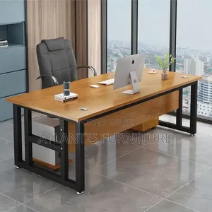 Metallic Legs Office Desk