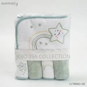 Hooded Towel and Washcloths